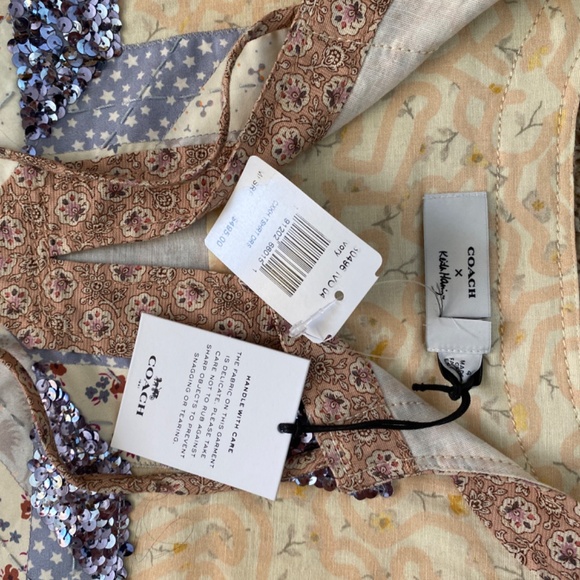 NWT Coach x Keith Haring quilt dress - Picture 4 of 6